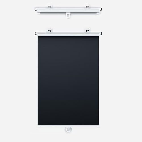 Tenda a rullo oscurante con Ventose,68X125CM Tenda Oscurante da Interno, Retrattile Automatico, Protezione Solare Termiche Isolantee Protezione UV,per finestre e porte,Senza Foratura
