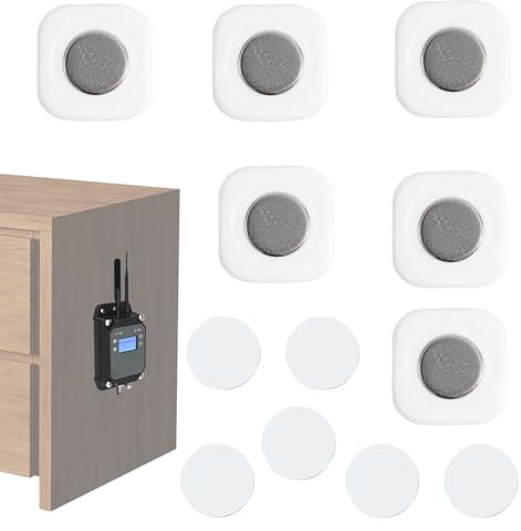 JPSDOWS Soporte para mando a distancia de TV – Soporte para mandos a distancia de aire acondicionado, organizador sin agujeros para cajas de router, salón, estudio o habitación