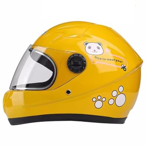 Casco Da Motocross Per Bambini, Casco Da Motociclista Per Bambini, Ragazzi E Ragazze, Mezzo Casco In Stile Cartone Animato, Sport All'aria Aperta, Visiera Parasole Per Bambini Di 8 Anni 3,One Size