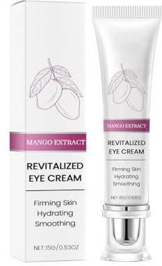 Eyelift -Serum - Mango revitalisiert die feste Augencreme mit Hyaluronsäure - Anti -Falten -Behandlung, Reduziert dunkle Ringe, Schwellungen und Taschen für glatte, angehobene Augen (1)