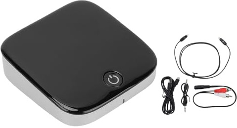 WOHPNLE Adaptador Bluetooth 2 en 1 Adaptador de avión Receptor transmisor inalámbrico de 3.5 mm Aux óptico para TV Flight Gym Home Home Stereo Auriculares Dual