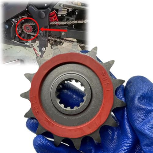 Pignone motore silenzioso 14T 15T Sostituzione ruota dentata per catena numero 2751927225B compatibile con parti di motociclette automobilistiche Inazuma GW250 GSR250S GSX250R DL250(14T)