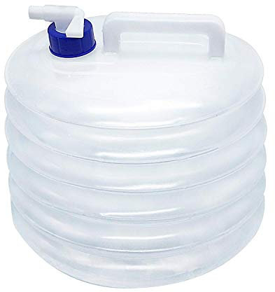 KONKY Folding Water Bucket, 5L/10L/15L Collapsible & Portable Water Container, BPA-Free Water Carrier Water Tank for Camping Hiking Fishing Climbing Picnic BBQ Travel Outdoor Use (15L)