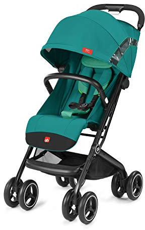 gb Gold Buggy Qbit+ All Terrain, 3-in-1 Reisesystem, 0-15 kg, Ab Geburt bis ca. 4 Jahre, Luxus Traveller, Laguna Blue