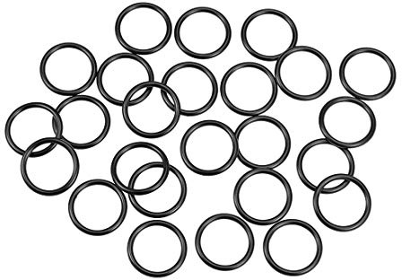sourcing karta 25 st metrisk nitrilgummi O-ringar tätning 24 mm AD 19 mm ID 2,5 mm bred