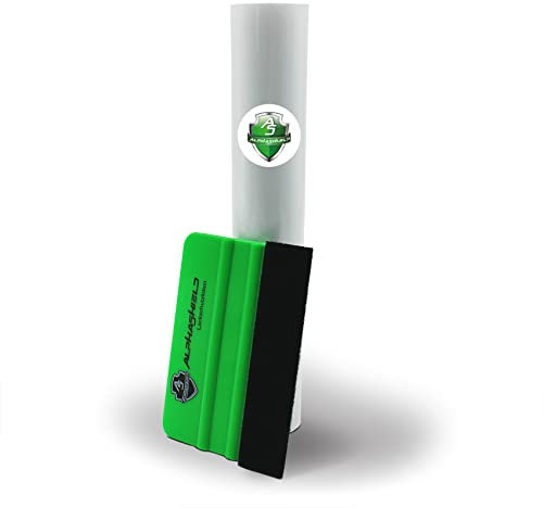 AlphaShield - Lámina Protectora para Coche, Moto, Bicicleta, autoadhesiva, Transparente, autoadhesiva, para el Borde del Maletero, contra Impactos de Piedras (Brillo, 30 x 300 cm)