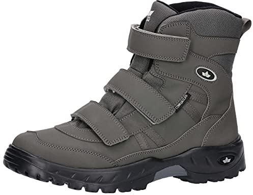 Lico Stivali da neve da uomo Wildlife V, perfetti per l'inverno e le giornate fredde, impermeabili, antiscivolo, caldi, grigio., 42 EU