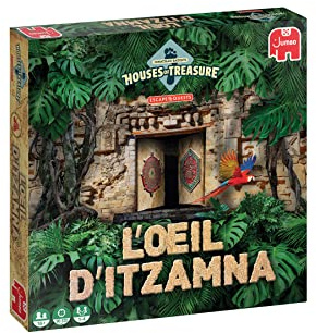 Jumbo Jumbo – Escape Game Das Auge von Itzamna – Brettspiel A Rätsel – Erben Sie EIN Vermögen – Puzzle für Jugendliche, Erwachsene – ab 16 Jahren – für 1 bis 4 Spieler
