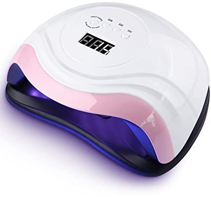 NEFLSI 168W Nageltrockner Lampe,36 UV LED Lampe für Nägel Gelnägel Professionelle Nagellampe mit 10/30/60/99s Timer LCD Anzeige Smart Sensor für Finger/Zehennagel und für Alle Gel Nagellack,Gelnägel