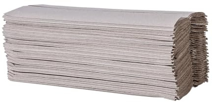 Falthandtücher, C-Falz, Lagenfalz, 1-lagig, 24,5x32cm, Recycling, natur, 24x152 Blatt, 3648 Blatt/VE, Papierhandtücher