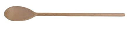 Caper Cuillère de cuisine en bois de hêtre à longue poignée, Cuisine Accessoires, longueur 50 cm, 1 pièce