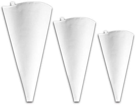 JOCXZI 3 Piezas Manga Pastelera Profesional-Bolsas de Tubería de Reutilizables, DIY Decoración de Pasteles Herramientas para Galletas de Postre, Hielo Crema,para Glaseado, Crema, Pasteles, Tartas