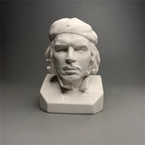 Che Guevara Statua Che Guevara Busto Collezione Testa Figura in Gesso Figura Scultura per Soggiorno Casa Mensola Decorazione, Moderna Decorazione Domestica Schizzo Pratica Modello Artistico Fai da Te