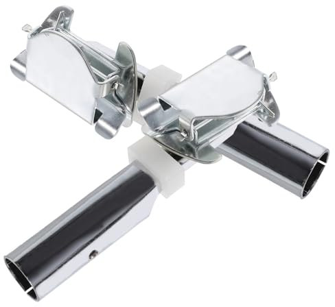 Beavorty Moppstangenklemme Ergonomisches Design aus Eisen mit Metallfutter 2 Stück für Studentenwohnheime und Haushalte zur Bodenreinigung