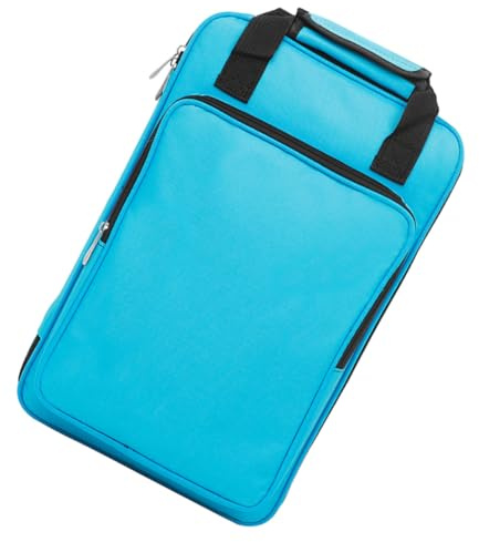 DRESSOOS Trommelstocktasche Mit Aufbewahrungshalter Aus Dickem Tragbar Für Mehrere Drumsticks Und Schlägel Mit Schultergurt Und Handschlaufe Für Bequemen Transport