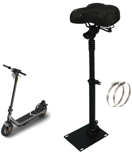 Elektro-Scooter-Sitze Geeignet für NIU KQi3, KQi3Pro, KQi3Max Elektroroller Klappsitz Stuhl, Stoßdämpfender SitzEinstellbare Höhe 45-67cm/Gewichtskapazität 100KG