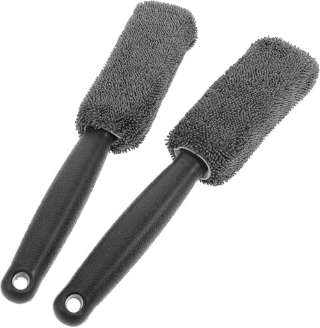 TOKIDNY 2 Piezas Cepillo para Neumáticos De Coche De Herramientas De Lavado y Detallado Cepillo Suave para Limpiar Llantas y Cubo De Rueda Kit De para Detalles De Automóviles