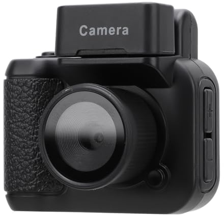 Lazmin112 Mini DV Camera, 1080P 2MP HD Small Video Camera with Flip Flash, 160° Lens Angle, 1.44in Mini DVR Camera Camcorder, Keychain Video Recorder for Students, Kids