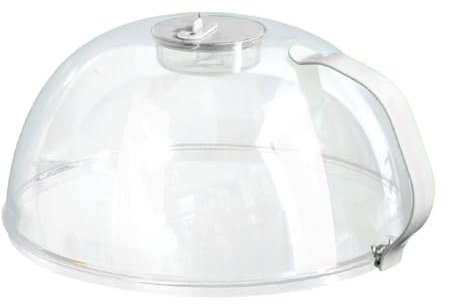 LOVIVER Cubiertas para Platos de microondas con Orificios de ventilación, Mantienen el Calor Fresco y Mantiene Limpio, Cubierta contra Salpicaduras,