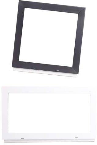 Kunststofffenster - Festverglasung - Fenster - 3 fach Verglasung - BxH: 1000x600 mm weiß/anthrazit