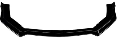 Divisor Delantero para Ford para Mustang MK6.5 2018-2023 Kits Carrocería Tuning Parachoques Delantero Labio Spoiler Divisor Difusor AleróN Divisor Delantero(Negro Brillante)