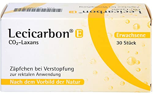 Lecicarbon E CO2 Laxans Erw. Zäpfchen