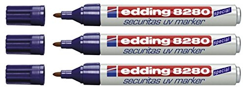 edding 8280 UV-Marker Rundspitze (3 Stück)