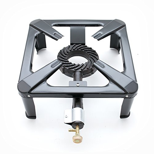 Cast Iron Single Gas Burner Boiling Ring Stove Outdoor Camping/Picnic Cooking