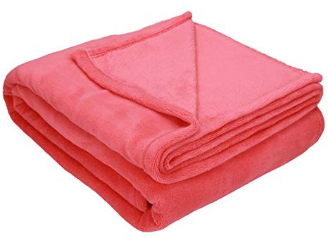 Betz Kuscheldecke Wohndecke Tagesdecke Bern Größe 150 cm x 200 cm Farbe Strawberry