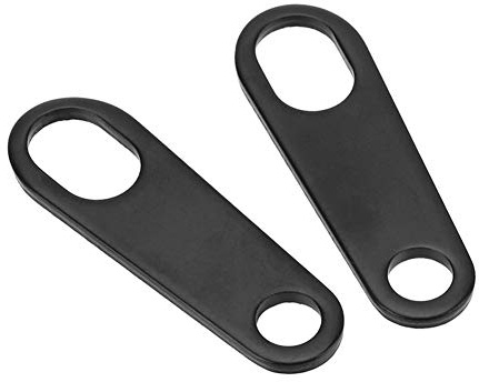 Motorrad Blinker Halterung, Asudaro 2 Stücke Universal Motorrad Blinkerhalter Klammern Montagehalterung Drehen Licht Halterung 10mm Montagehalterungen,Schwarz