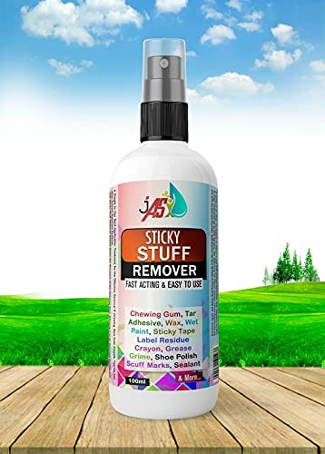 Sticky Stuff Remover Label Residue Chewing Gum Tar Sticker Price Tags Tape Gum (100ML SPRAY)