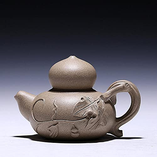 Teiere Teiera Tisaniera Infusiera Servizio Da Tè Set Da Collezione Da Collezione A Forma Di Germoglio A Molla Di Fango Crudo Fatto A Mano