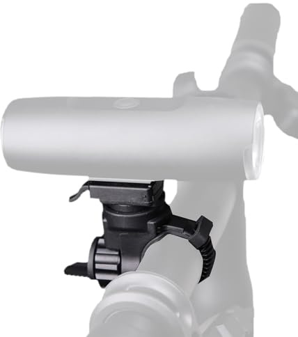 NELboNs Bike Headlight Mount Bracket | Compatible with XOS S XL-400 Headlight, LD09 Taillight, Out-Front Handlebar Mount, Adjustable Strap