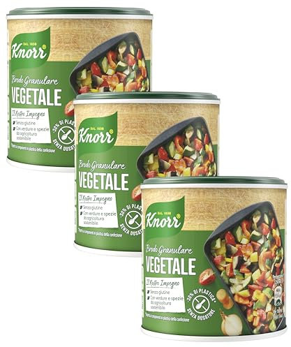 Knorr Brodo Granulare, Verdure, 150g (Confezione da 3)