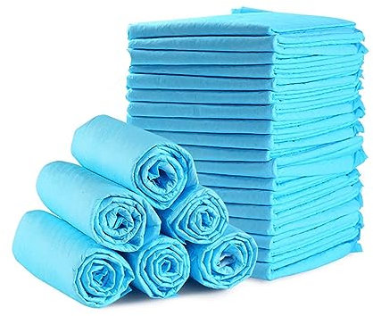 BNEI Hundetoilette, Hundeklo, spritzwassergeschützt, in Mehreren Größen erhältlich, für Welpentraining, blau (60 * 60CM)