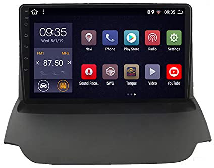 MLXABH Navigazione GPS Intelligente Immagine di Retromarcia Macchina Integrata per Auto per Ecosport 2013-2017, Lettore Multimediale da 9 Pollici Radio Video Stereo GPS Navi Audio