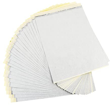 Mikinona 25blätter Transferpapier Diy Schablonenpapier Thermoschablonenpapier Übertragungspapier Transferpapier