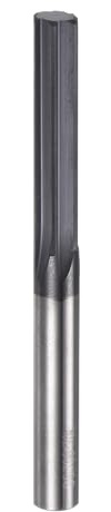 sourcing map Carbide Chucking Reamer 0.264(6.7mm) Dia Straight Flute Straight Shank Machine Reamer Tool for Metal and Lathes CNC Machining Centers, Black