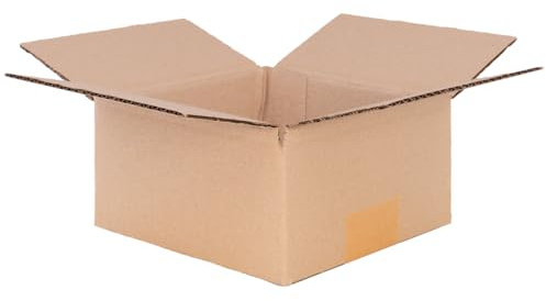 verpacking Faltkartons 150 x 150 x 80 mm Braun KK 05 [Größe und Stückzahl wählbar] 1-wellig kleine Kartons (Außenmaß 155 x 155 x 90 mm) 100 Stück