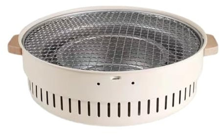 Barbecue Portable Barbecue extérieur Grille de Barbecue Simple Barbecue d'intérieur Multifonctionnel en Carbone Poêle à Griller Barbecue Blanc Barbecue Portable (B)