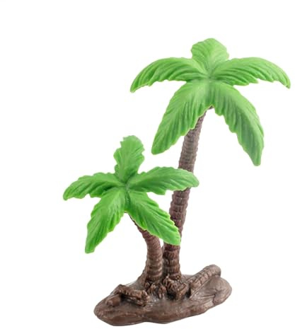 Modèle de palmier - cocotier, modèle d'arbre de construction, modèle de cocotier, décoration de gâteau | Modèle de petit cotier, forêt réaliste, cocotier artificiel