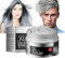 EONFAVE Tinte temporal de pelo gris, color de pelo lavable, cera natural para hombres y mujeres, tinte temporal para el cabello, crema instantánea para fiestas, cosplay y Halloween (gris)