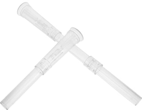 Kichvoe 2piezas Mini Cabezal De Fuente Forma De Transparente Accesorios para Pecera Estanque De Jardín Boquilla De Fuente Tipo