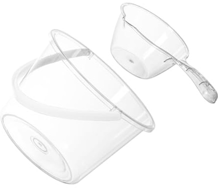 SEWOART 2 Pièces Seau D'eau Multifonctionnel En Plastique Avec Cuillère Seau De Jardinage Et Récipient De Stockage Pour Maison, Jardin Et Ranch