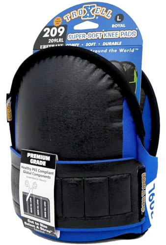 TROXELL USA - SuperSoft Royal Blue Kneepads (Large Size/Bagged in Pairs)