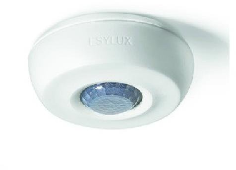 ESYLUX ESYLUX Decken-Präsenzmelder PD 360i/8 Basic weiß 360Grad RW ca.8m AP Basic Bewegungsmelder komplett 4015120430435
