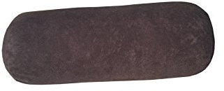 Natalia Spzoo Nackenrolle mit Bezug ideal als Sofakissen und Reisekissen (1021- Braun)