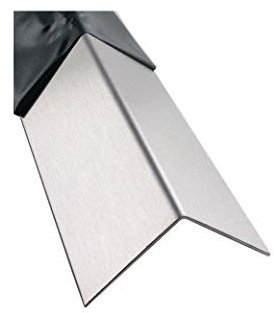 Schlögel GmbH Edelstahl Winkel 1.4301 Gebürstet 1mm 40x40 1500mm | Gleichschenklig, V2A fein geschliffen mit Schutzfolie, Sichtseite außen, für Kantenschutz Türrahmen