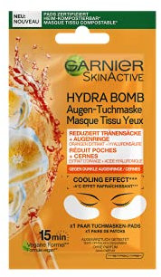 Garnier - SkinActive - Masque Tissu Yeux Hydra Bomb - Anti-Fatigue et Energisant