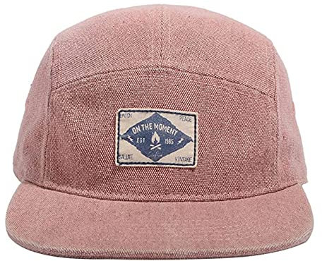Clakllie Trucker Cap Truckercap Flat Brim Basecap Baseballcap 5-Panel Caps Verstellbar Outdoor Cappy Unstructured Dad Cap Hip Hop Snapback Caps,5P02-Pink